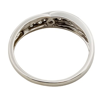 Platinum Diamond Half Eternity Ring size M